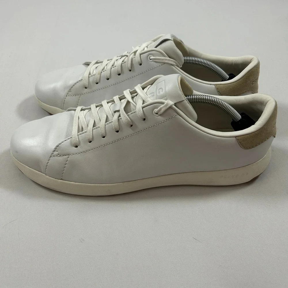 Cole Haan GrandPro Rally Court Sneaker Mens 13 White‎ Leather Low Top Tennis